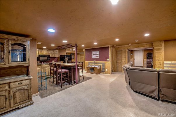 Home Theatre Room, Interior, Kitchen, Living room, Recessed Lighting