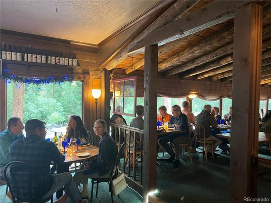Dining room, Interior, Wooden Beams