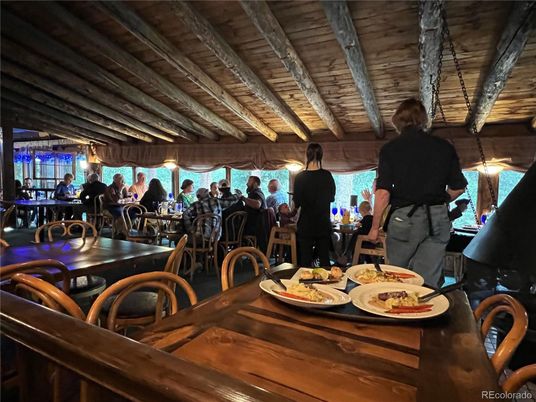 Dining room, Interior, Wooden Ceilings