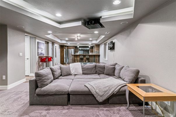 Interior, Living room, Recessed Lighting