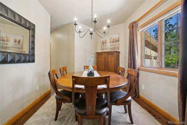 Chandelier, Dining room, Interior