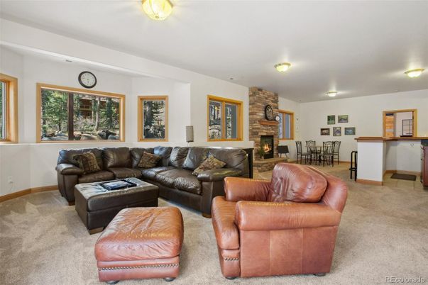 Dining room, Fireplace, Interior, Living room