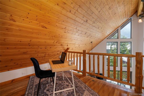 Home Office, Interior, Wooden Ceilings, Wood Texture Flooring, Wooden Walls