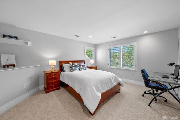 Bedroom, Home Office, Interior, Recessed Lighting