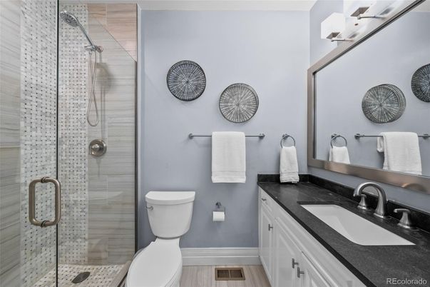 Bathroom, Glass Shower, Interior