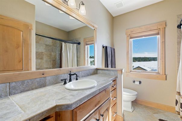 Bathroom, Interior, Tile Countertops