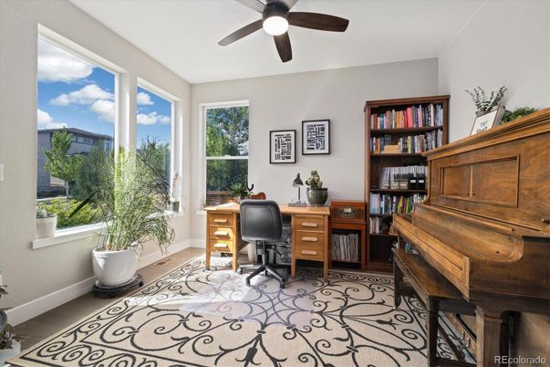 Home Office, Interior, Piano