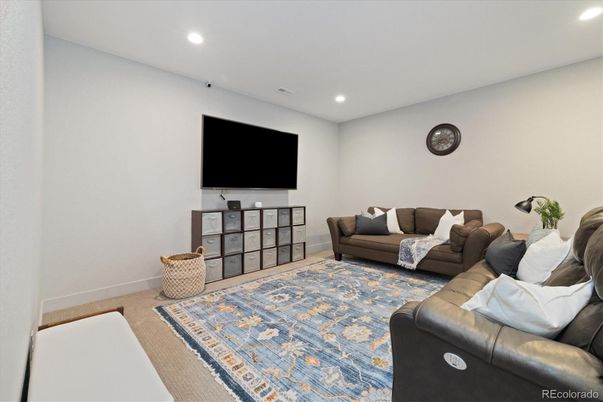 Interior, Living room, Recessed Lighting