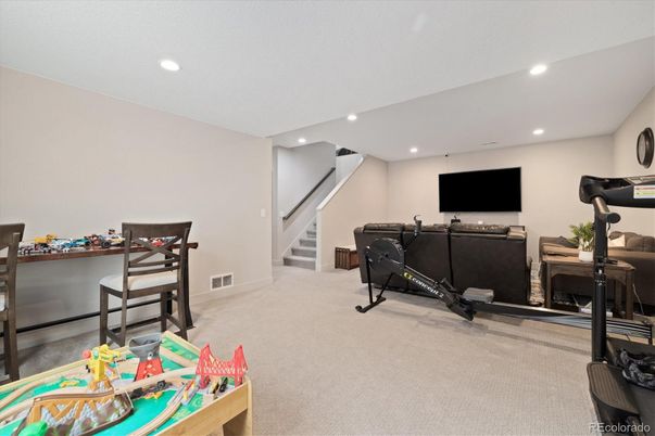 Fitness Equipment, Interior, Recessed Lighting