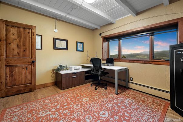 Home Office, Interior, Wood Texture Flooring