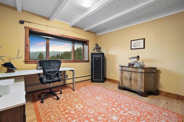 Home Office, Interior, Wood Texture Flooring