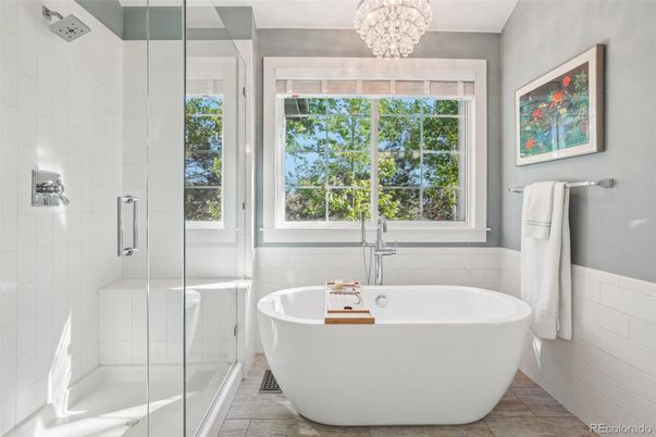 Bathroom, Free Standing Baths, Glass Shower, Interior