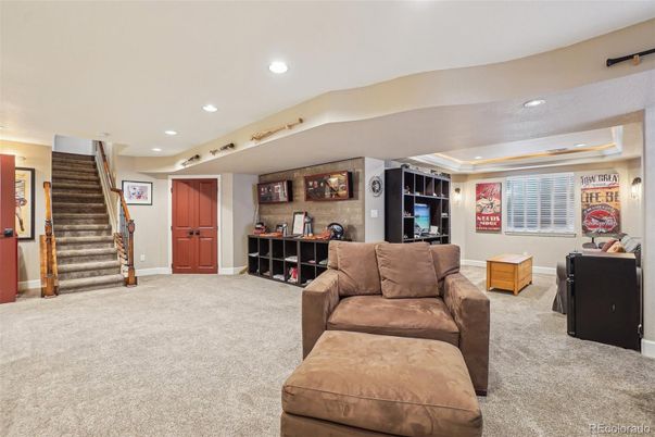 Interior, Living room, Recessed Lighting