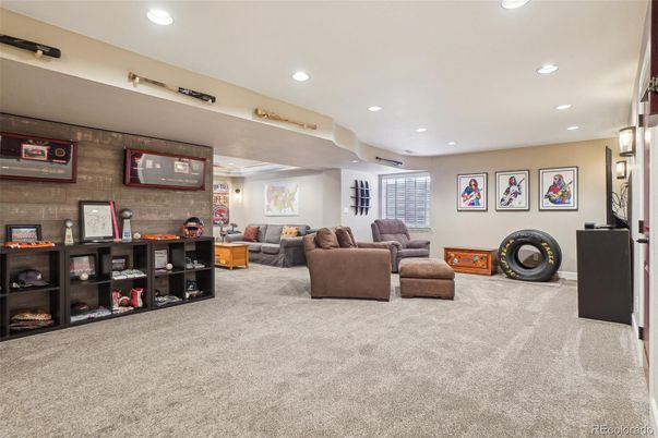 Interior, Living room, Recessed Lighting