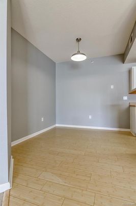Empty room, Interior, Pendant Lights, Wood Texture Flooring