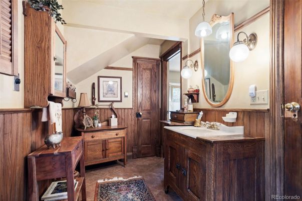 Bathroom, Dual Sink Vanities, Interior, Pendant Lights