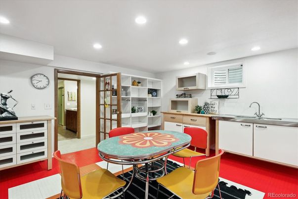 Dining room, Interior, Kitchen, Recessed Lighting