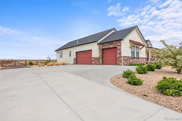 Attached, Exterior, Facade, Brick Facade, Farmhouse