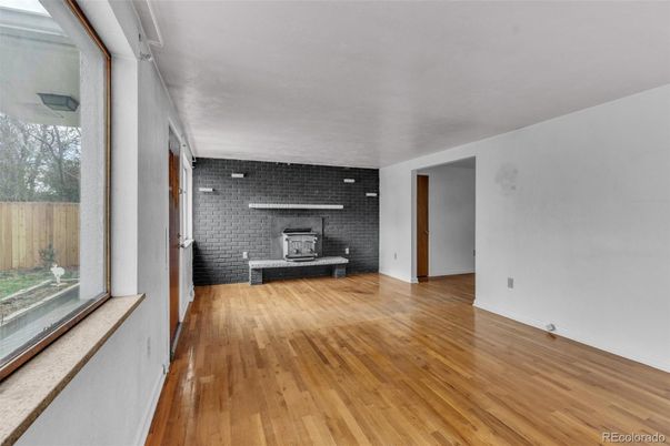 Interior, Stone Walls, Wood Texture Flooring