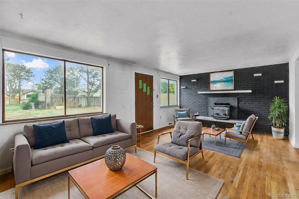 Fireplace, Interior, Living room, Stone Walls, Wood Texture Flooring