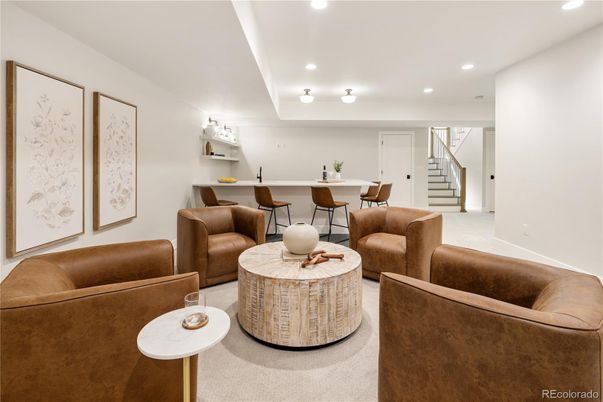Dining room, Interior, Living room, Recessed Lighting