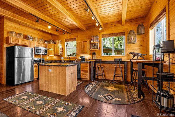 Interior, Kitchen, Wooden Beams, Wooden Ceilings, Wood Texture Flooring, Wooden Walls