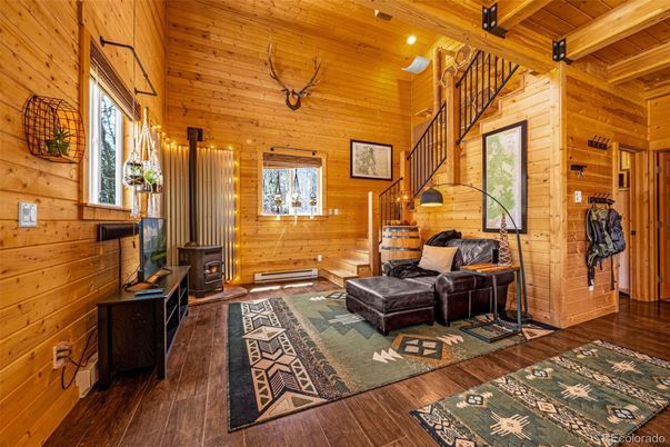 Interior, Recessed Lighting, Wooden Beams, Wooden Ceilings, Wood Texture Flooring, Wooden Walls
