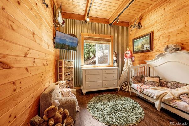 Bedroom, Interior, Wooden Beams, Wooden Ceilings, Wood Texture Flooring, Wooden Walls