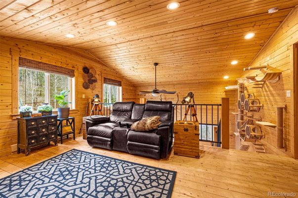 Interior, Living room, Recessed Lighting, Wooden Ceilings, Wood Texture Flooring, Wooden Walls