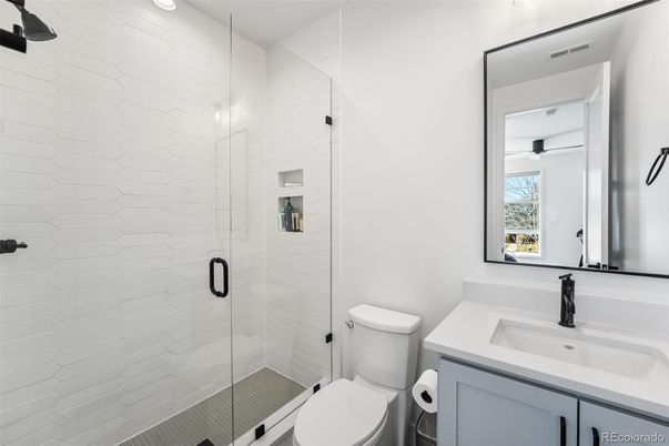 Bathroom, Glass Shower, Interior