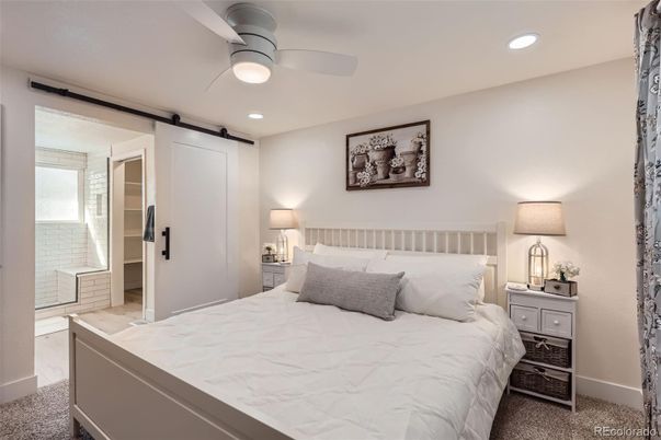 Bedroom, Interior, Recessed Lighting