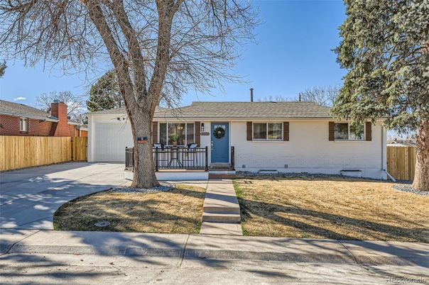 Attached, Backyard, Detached Garage, Exterior, Facade, Ranch