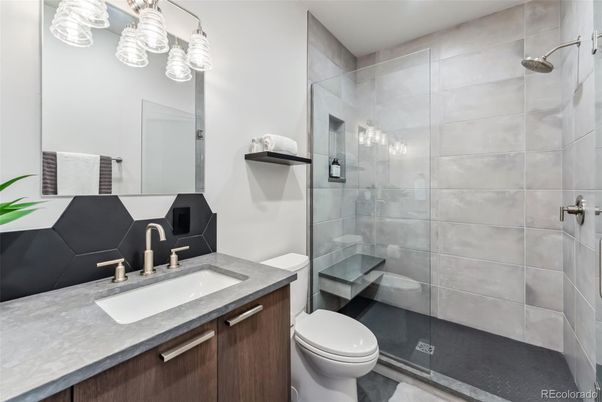 Bathroom, Glass Shower, Interior