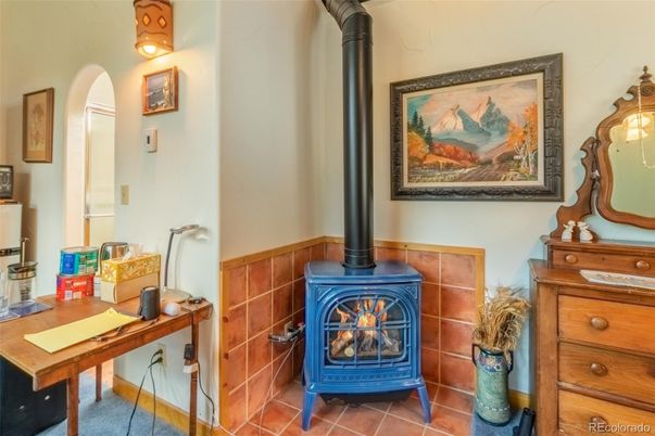 Fireplace, Home Office, Interior