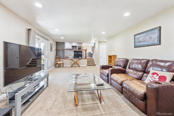 Interior, Living room, Recessed Lighting