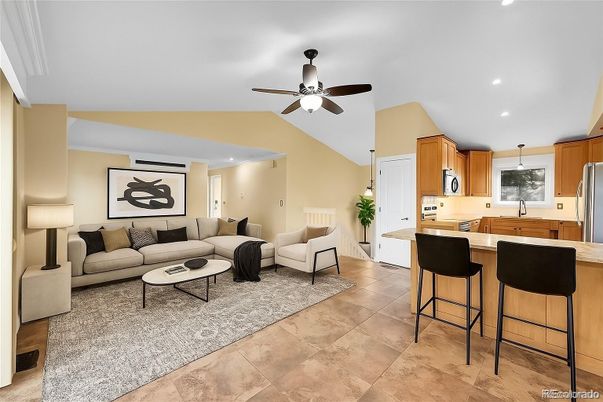 Interior, Kitchen, Living room, Recessed Lighting