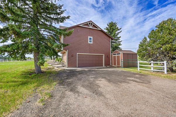 Backyard, Detached Garage, Exterior