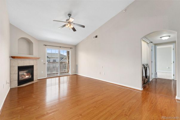 Empty room, Fireplace, Interior, Wood Texture Flooring