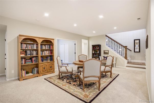Home Office, Interior, Recessed Lighting