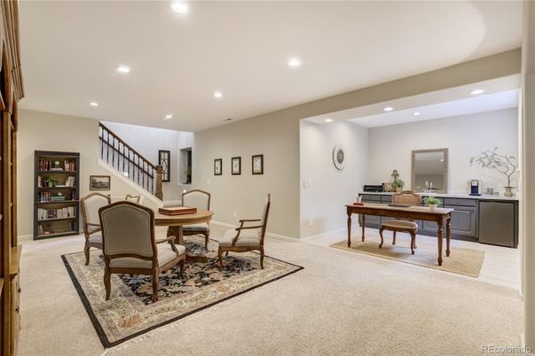 Home Office, Interior, Recessed Lighting