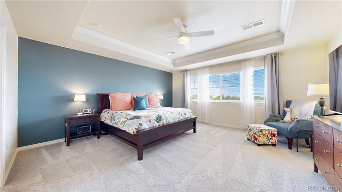 Bedroom, Interior, Recessed Lighting
