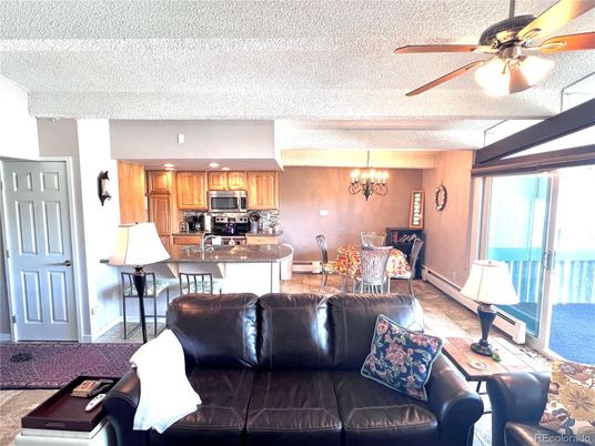 Chandelier, Dining room, Interior, Kitchen, Living room, Recessed Lighting, Stainless Steel Appliances, Water