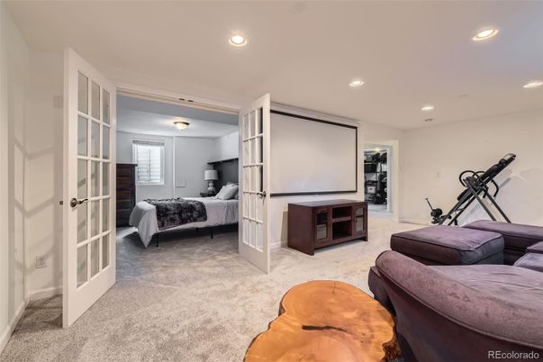 Bedroom, Fitness Equipment, Interior, Recessed Lighting