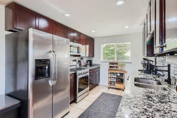 Interior, Kitchen, Recessed Lighting, Stainless Steel Appliances