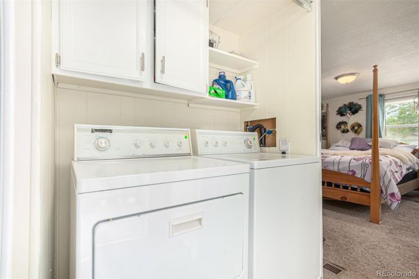 Bedroom, Interior, Utility Closets, Washer