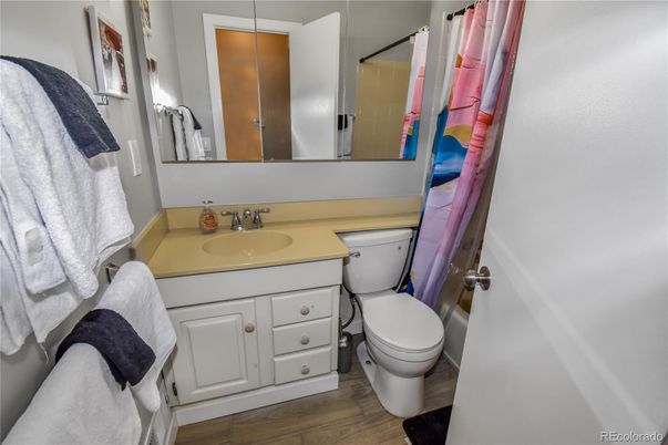 Bathroom, Interior, Wood Texture Flooring