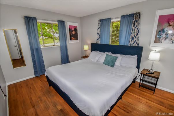 Bedroom, Interior, Wood Texture Flooring