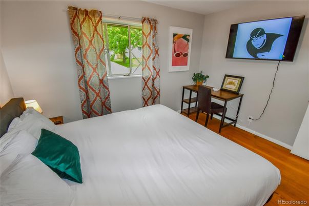 Bedroom, Interior, Wood Texture Flooring