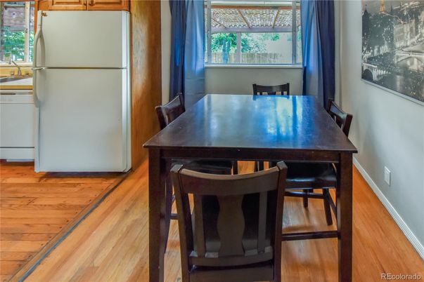 Dining room, Interior, Wood Texture Flooring