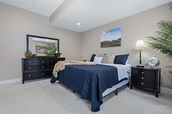 Bedroom, Interior, Recessed Lighting